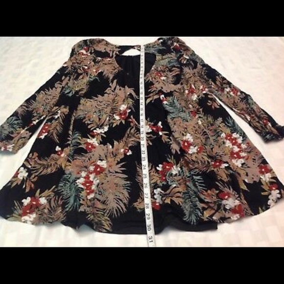 🩵3/$15 MIX & MATCH🟤onetheland Trpc Thunder Printed Tunic Dress - Picture 6 of 8